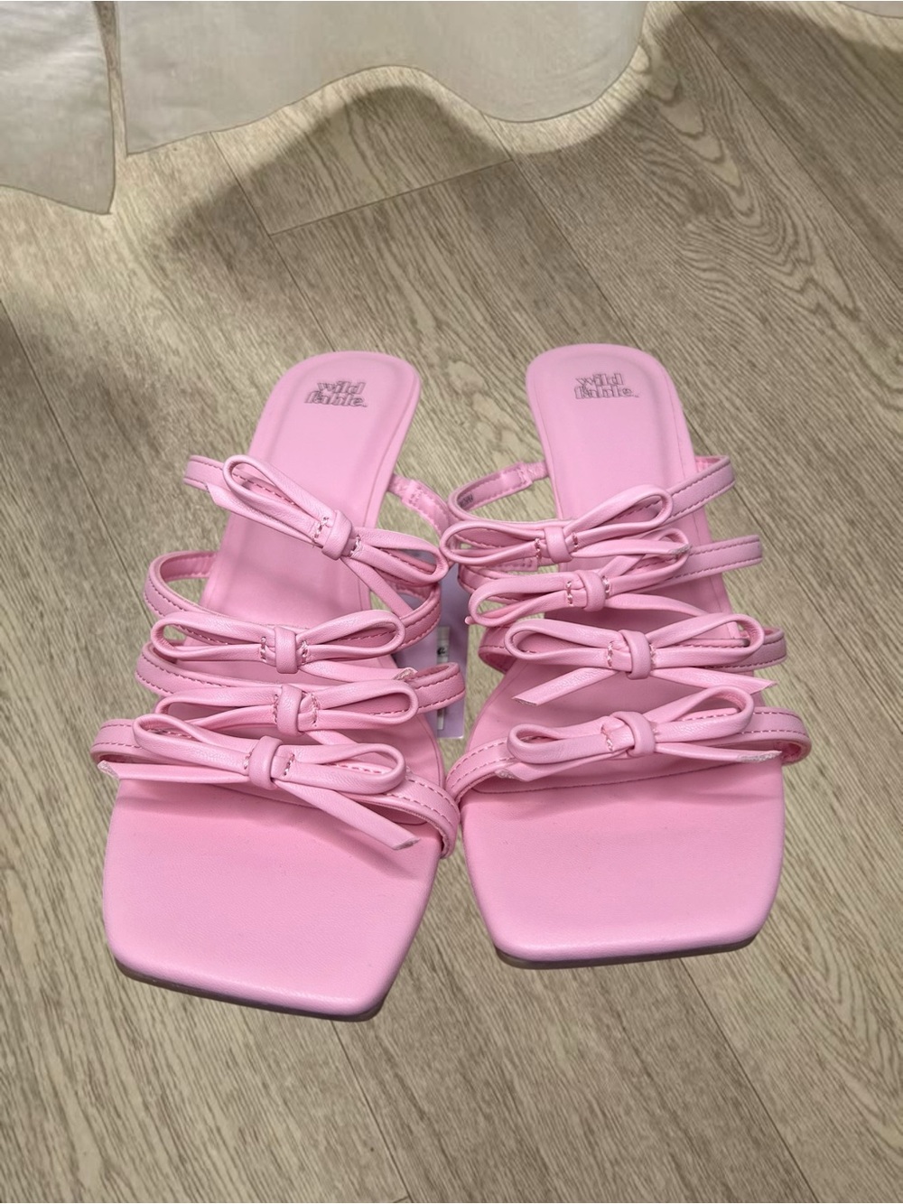Pink kitten heels
